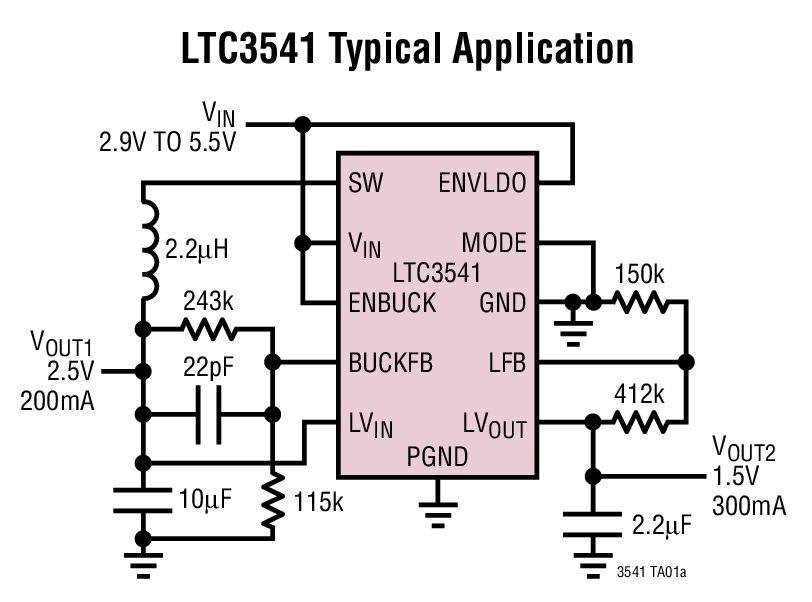 LTC3541Ӧͼһ